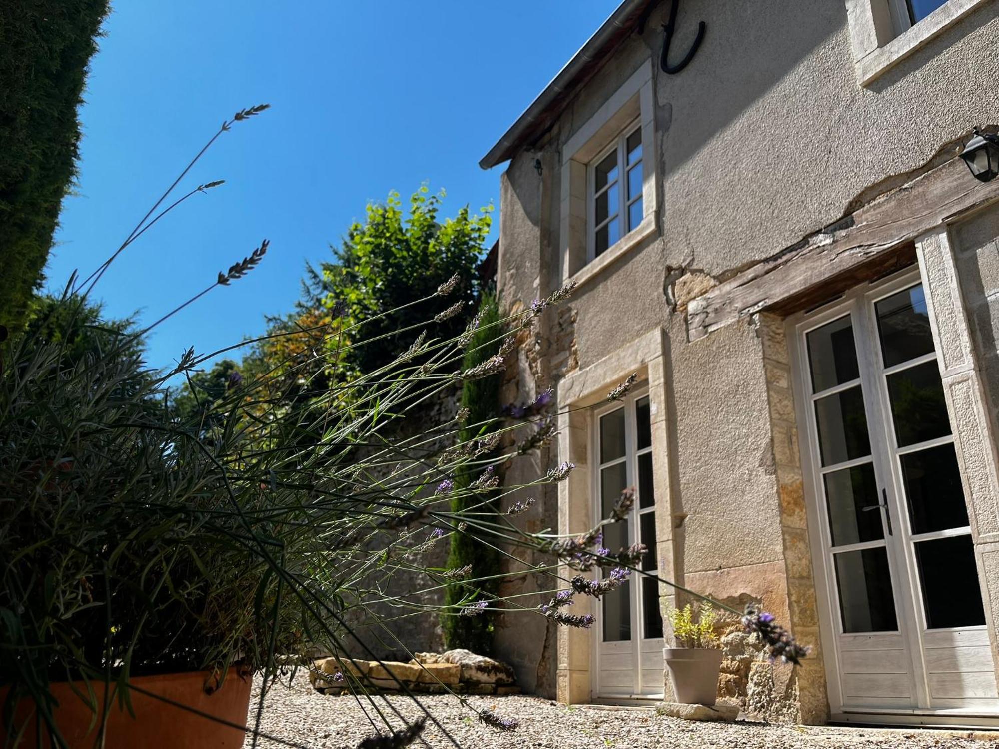 Charming Cottage In Chateau Les Roches Gardens Mont-Saint-Jean  Luaran gambar